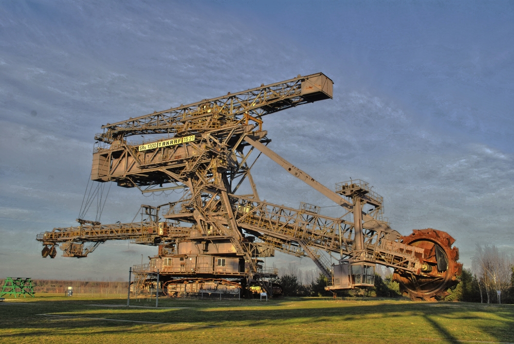 Ein Bagger aus Ferropolis