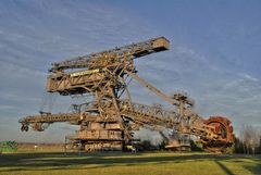 Ein Bagger aus Ferropolis