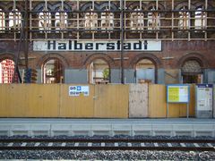 Ein Bahnhof in Sachsen-Anhalt