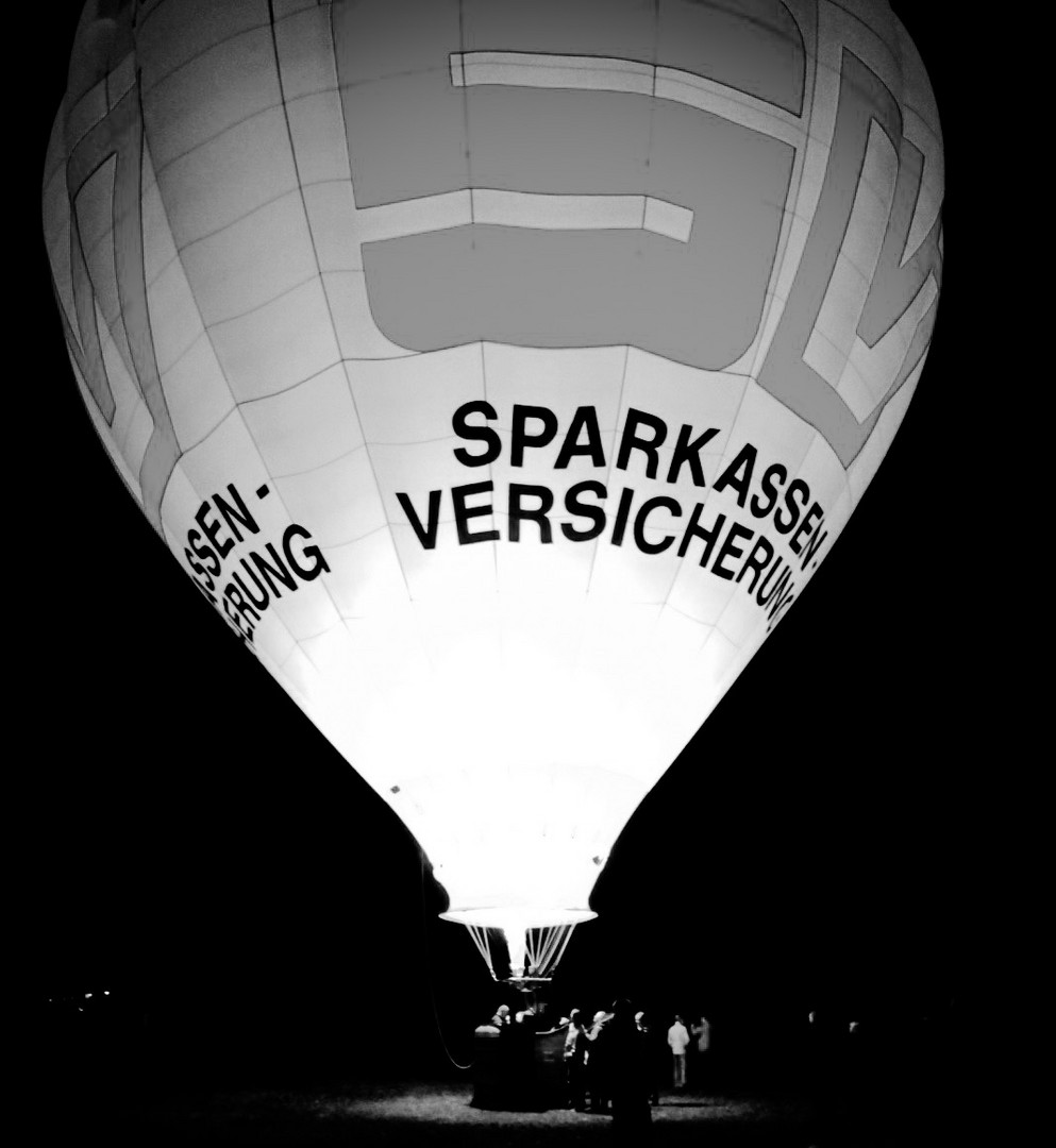 Ein Ballon ganz nah