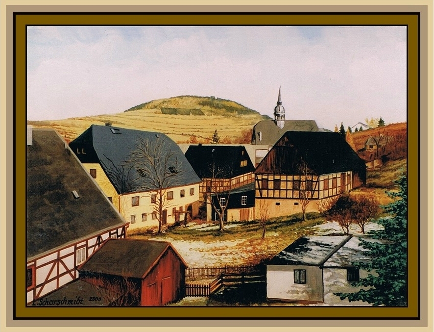Ein Bauernhof in Königswalde (Öl / 2000)