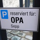 Ein bayerischer Parkplatz...