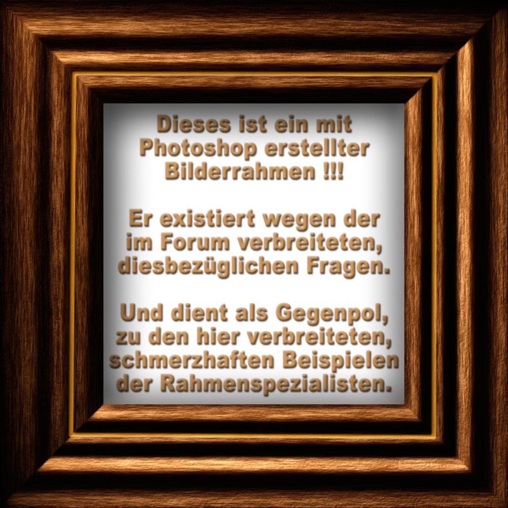 Ein Beispielrahmen Gebastelt Mit Photoshop Foto Bild Versuche Bilder Auf Fotocommunity