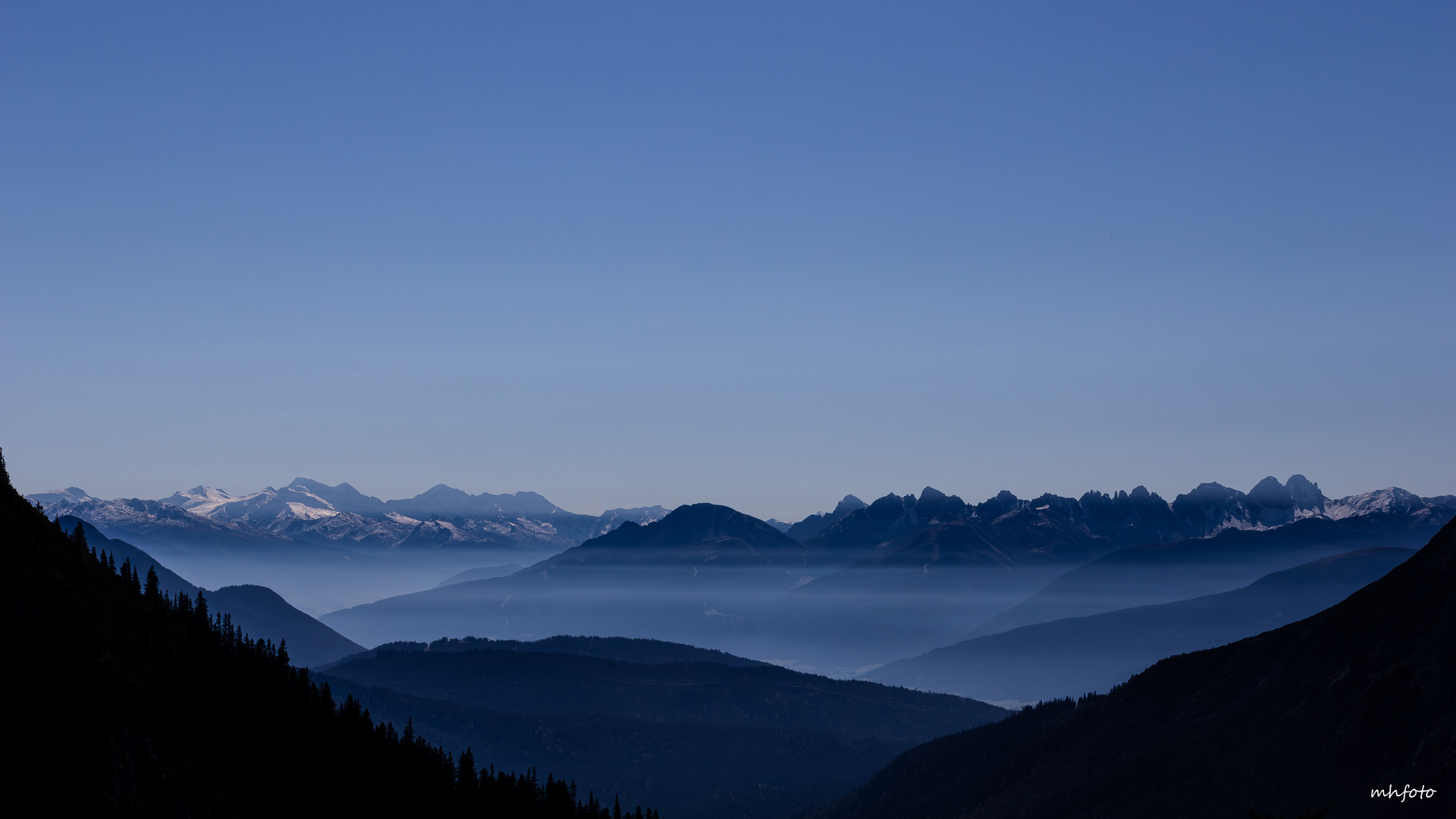 ein Bergtraum in blau...