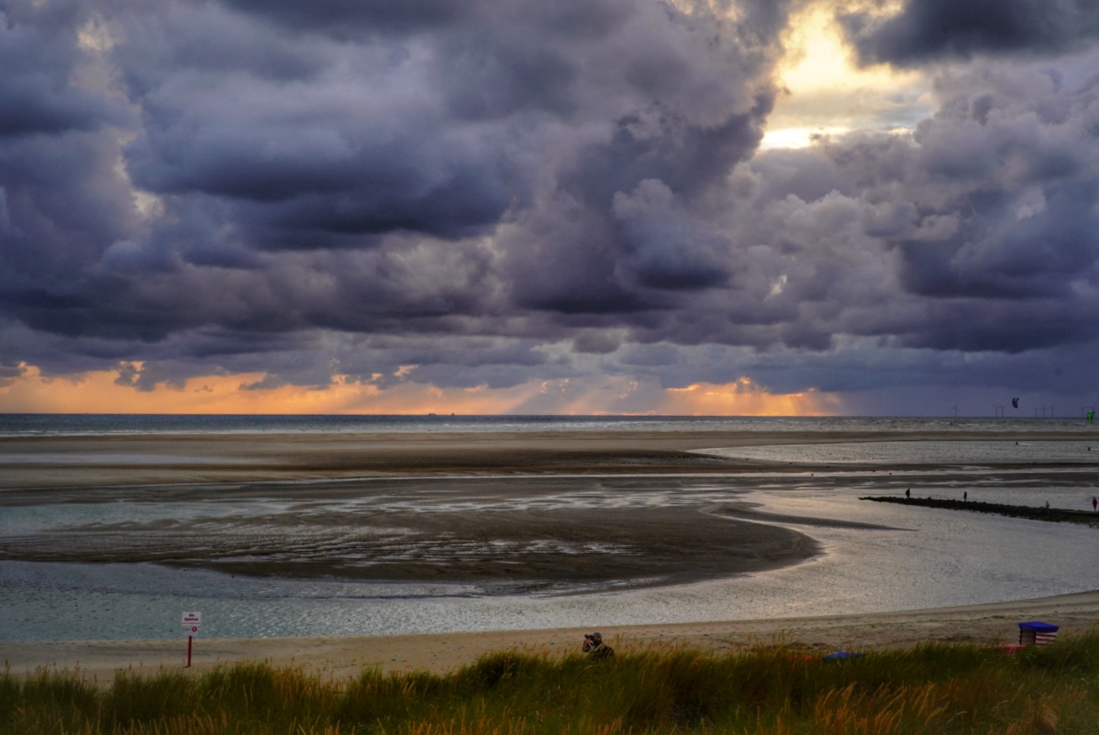 Ein besonders Zeichen in den Wolken 