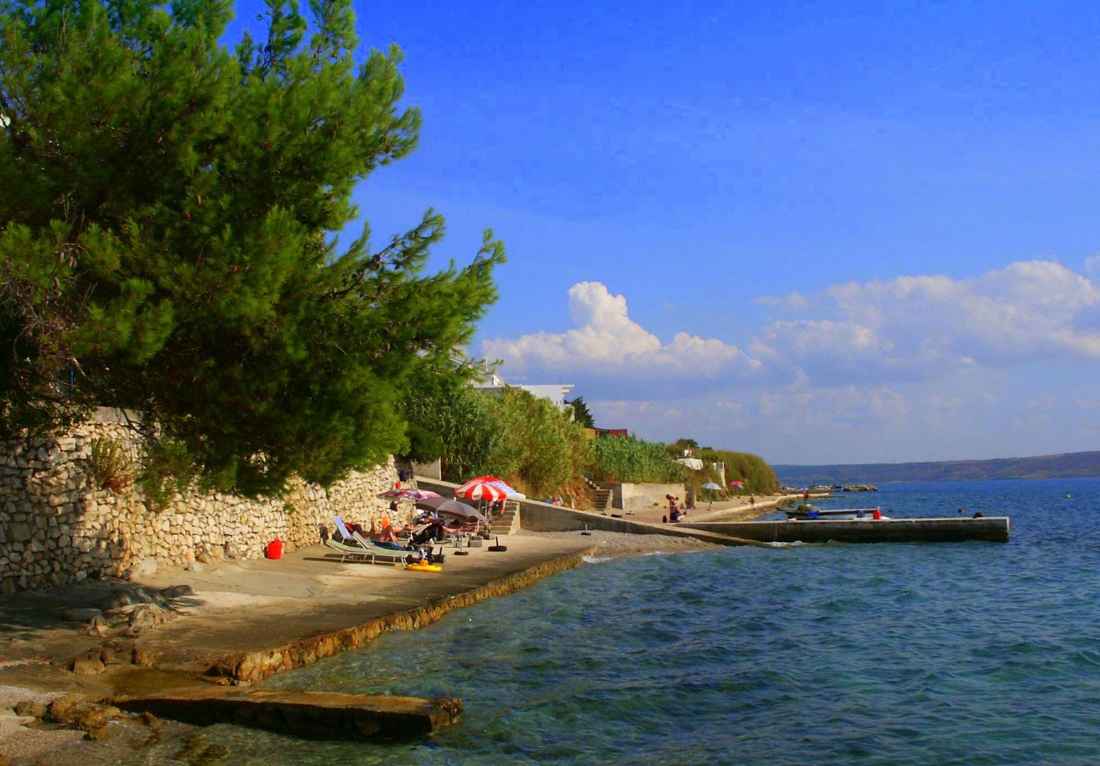 Ein (Beton-)badestrand 