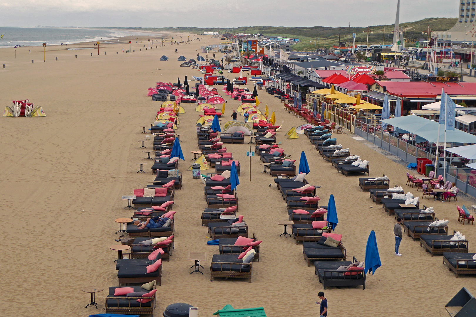 ein Bett am Strand