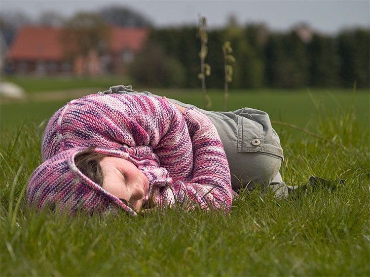 Ein Bett aus Gras...