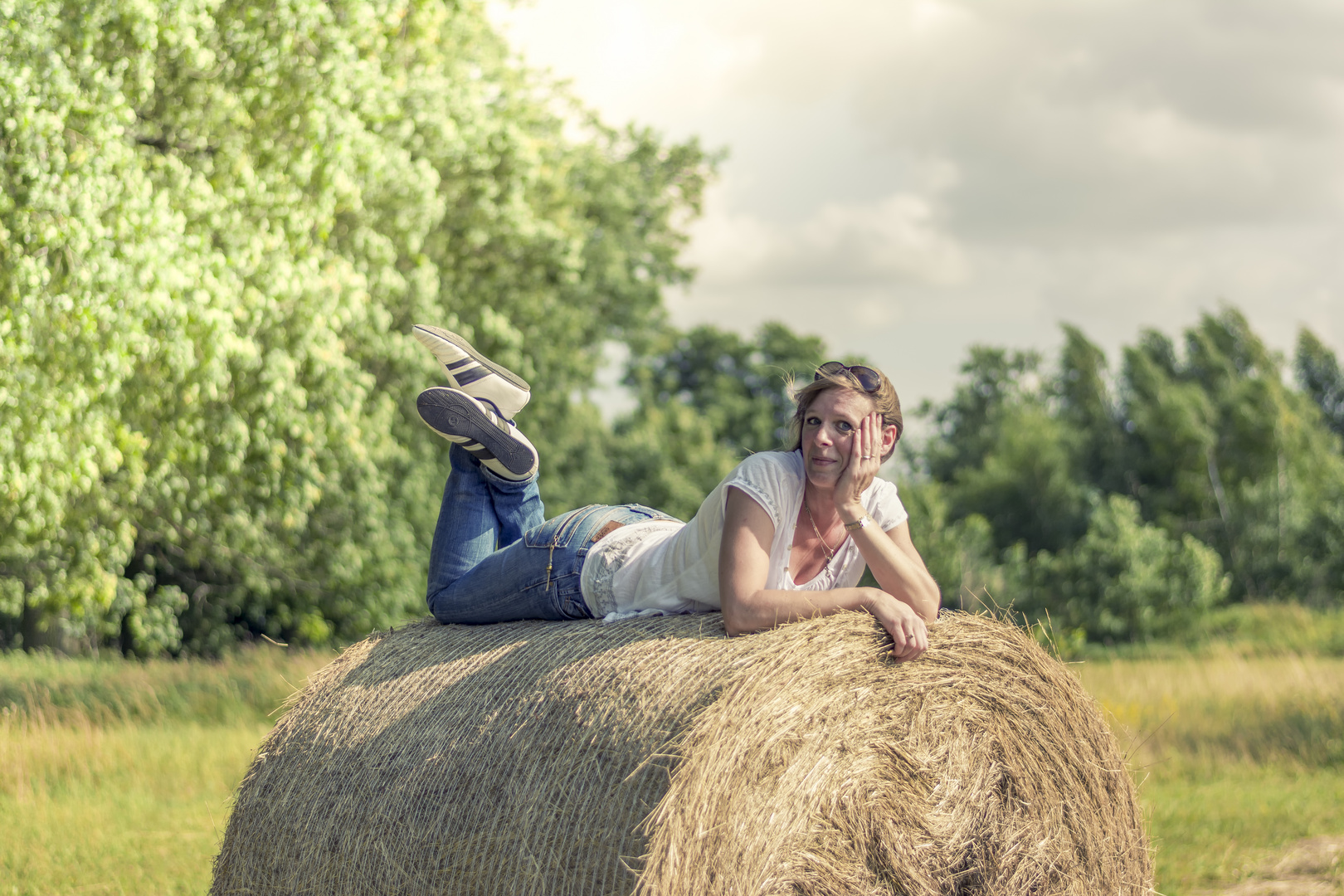 Ein Bett im Kornfeld...