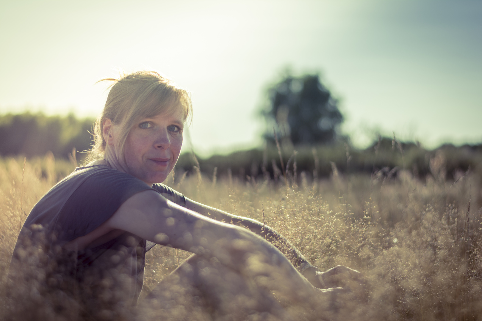 Ein Bett im Kornfeld...