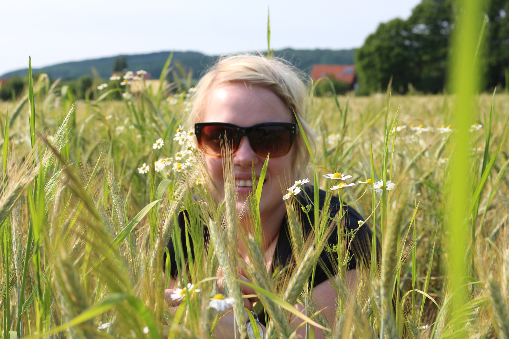 Ein Bett im Kornfeld....