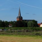 Ein Bick zur Kirche in Osten ...