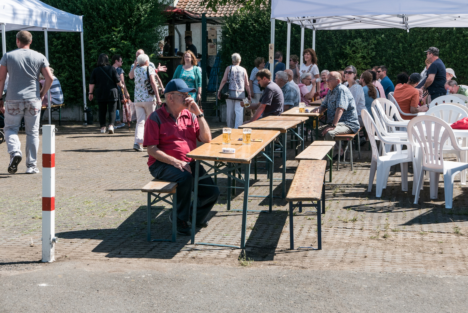 Ein Bier in der Sonne...