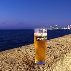 Ein Bierchen am Jaffa-Port