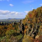 Ein Bilderbuchherbsttag im Schrammsteinmassiv