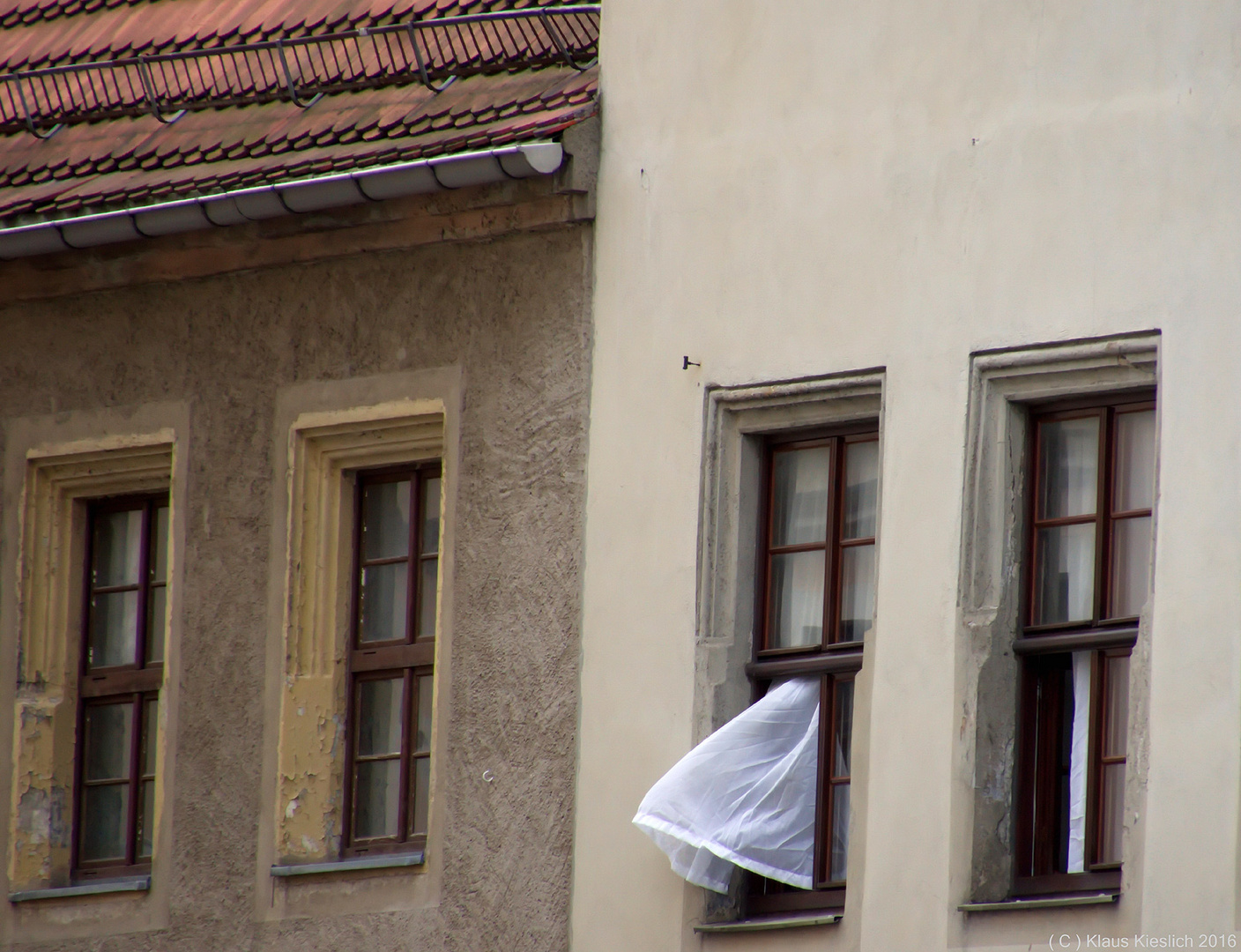 Ein bisken windig war`s am Torgauer Marktplatz