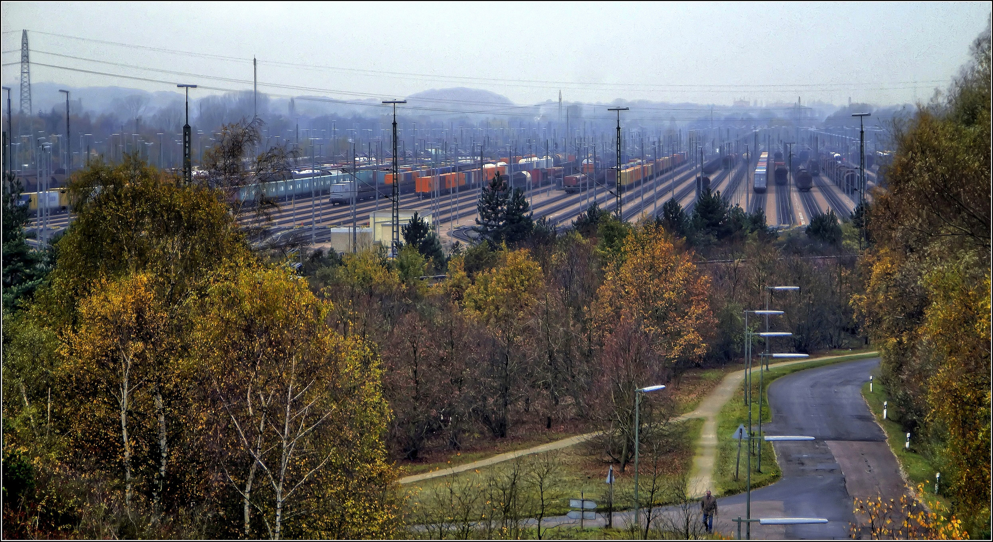 ein bißchen Herbst....ein bißchen Rangierbahnhof....