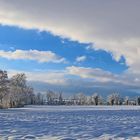 Ein " bisschen " Schnee.