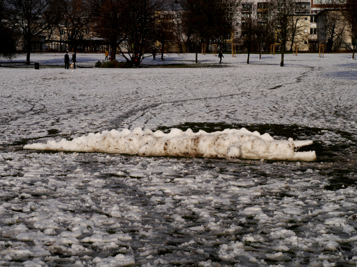 Ein bisschen Schnee .....