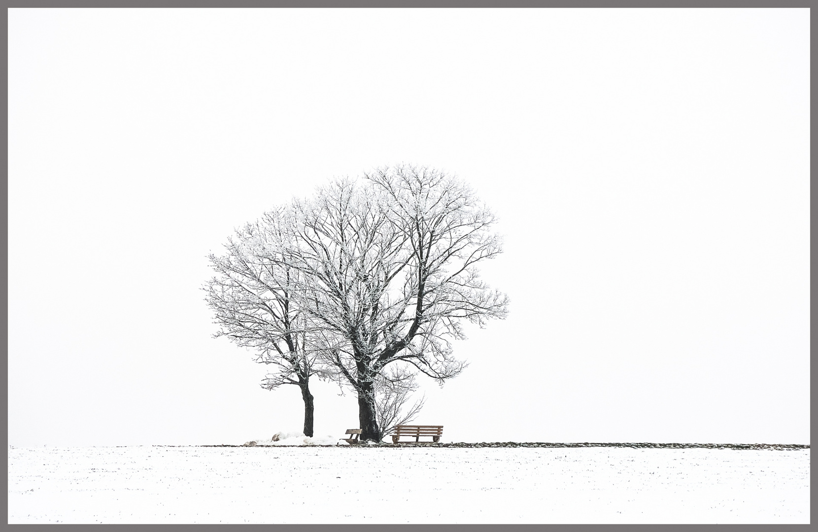 Ein bisschen Schnee...