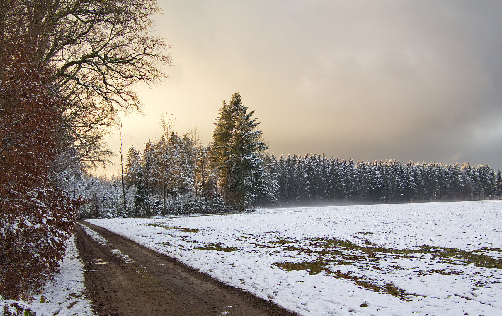 Ein bisschen Schnee...