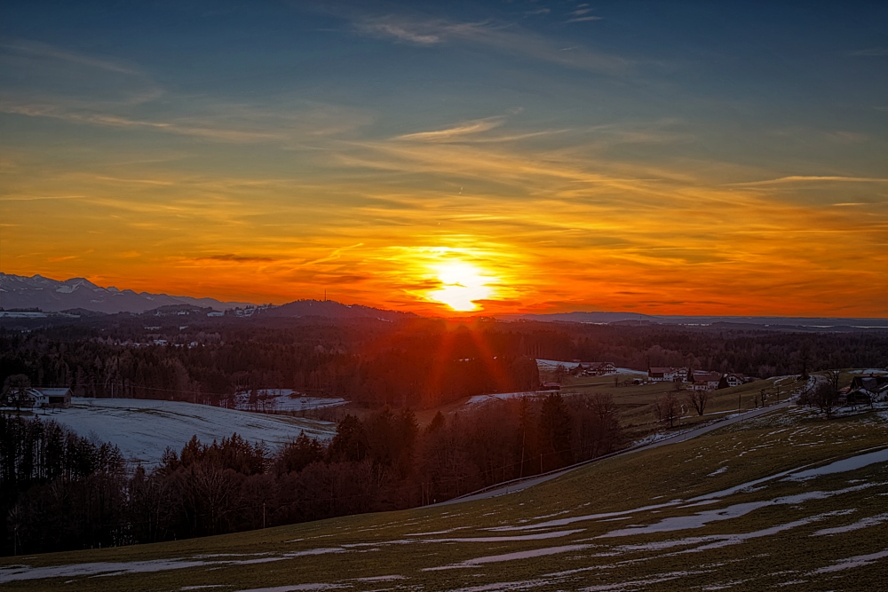 Ein bisschen Schnee haben wir noch