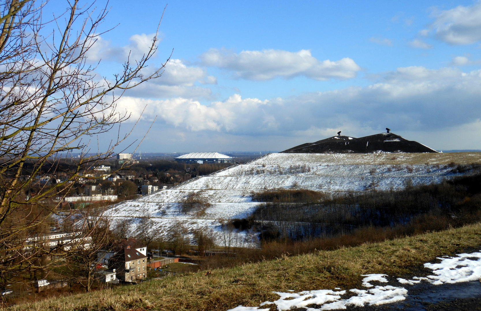 Ein bisschen Schnee hält sich noch