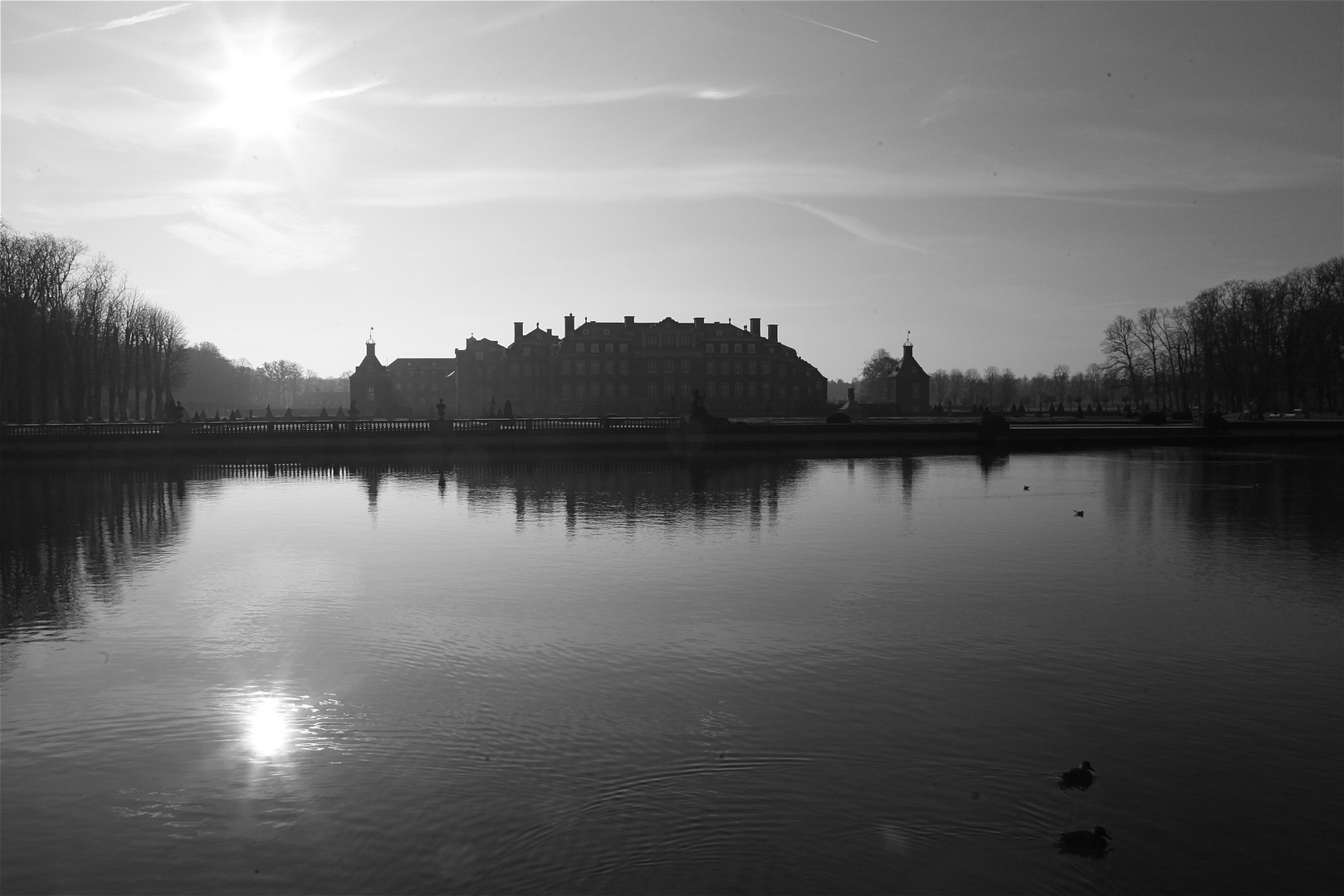 Ein bisschen Sonne im kalten Wasser