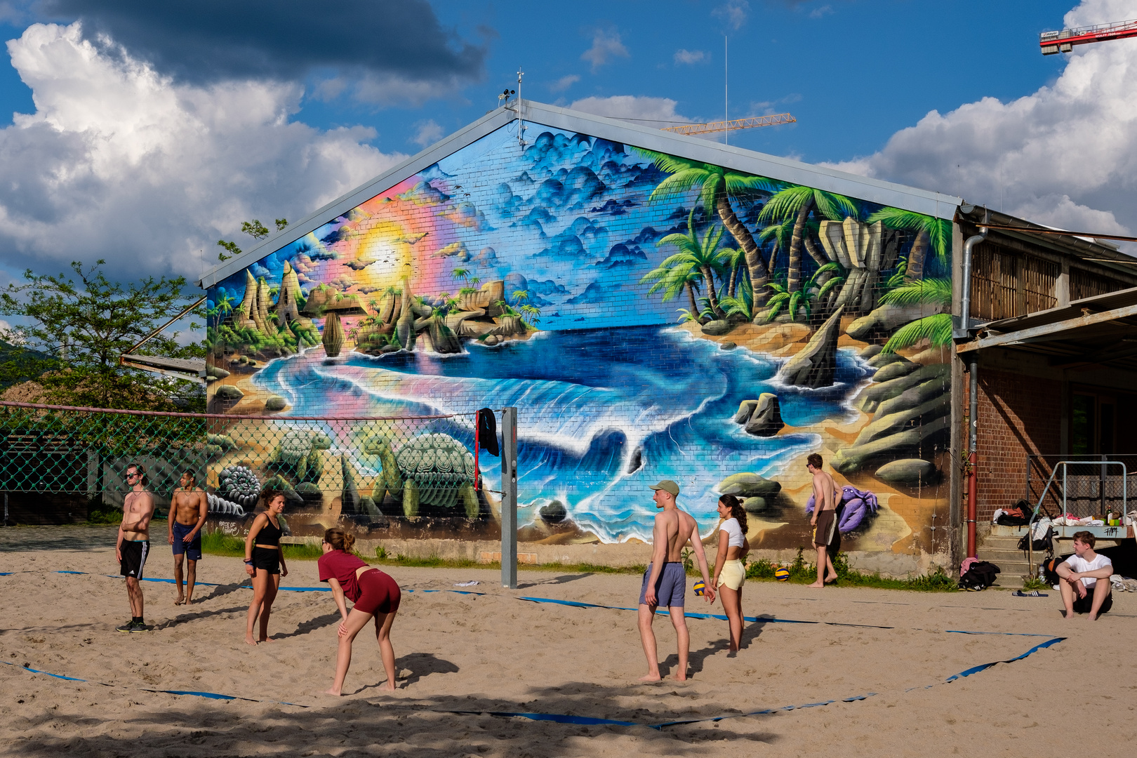 Ein bisschen Venice Beach in Heidelberg Bahnstadt