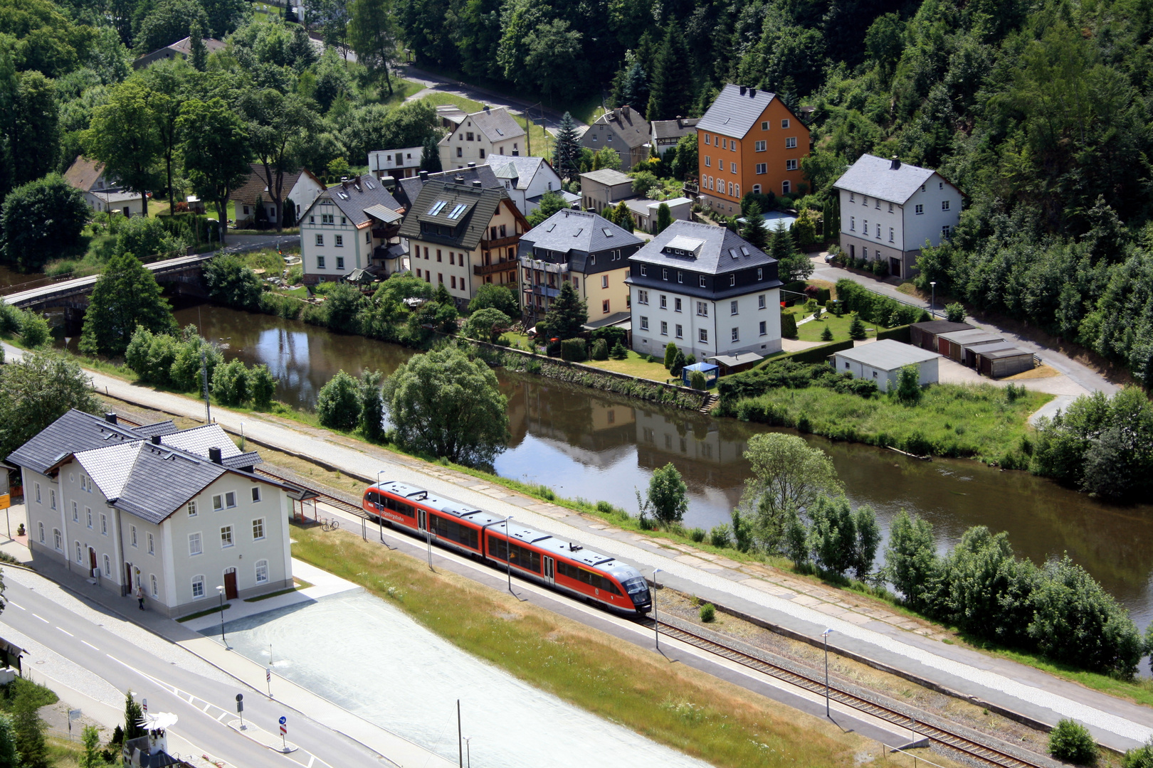 ein bisschen wie auf dem Eisenbahnbrett...