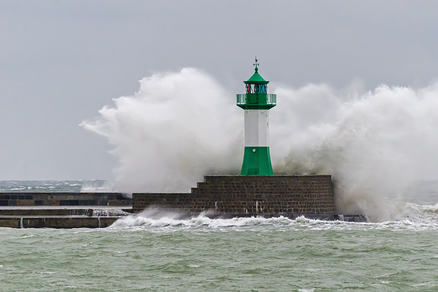 Ein bisschen Wind war schon am Sonntag