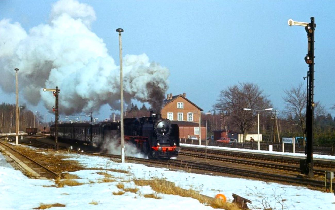 Ein bissel Winter mit der schönen 50 849 macht sich gut