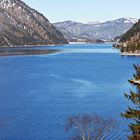 Ein Blick auf den Achensee im Januar