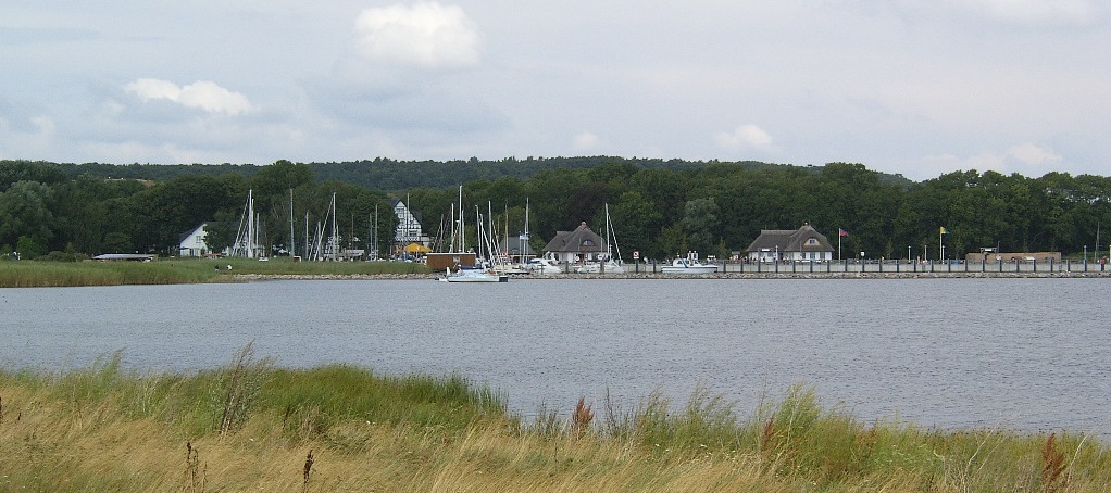 Ein Blick auf den Hafen von Vitte!