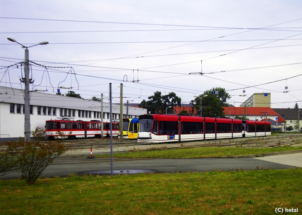 Ein Blick auf den kleinsten Betriebshof von Erfurt