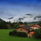 Ein blick auf die Alpen von meinem Balkon...