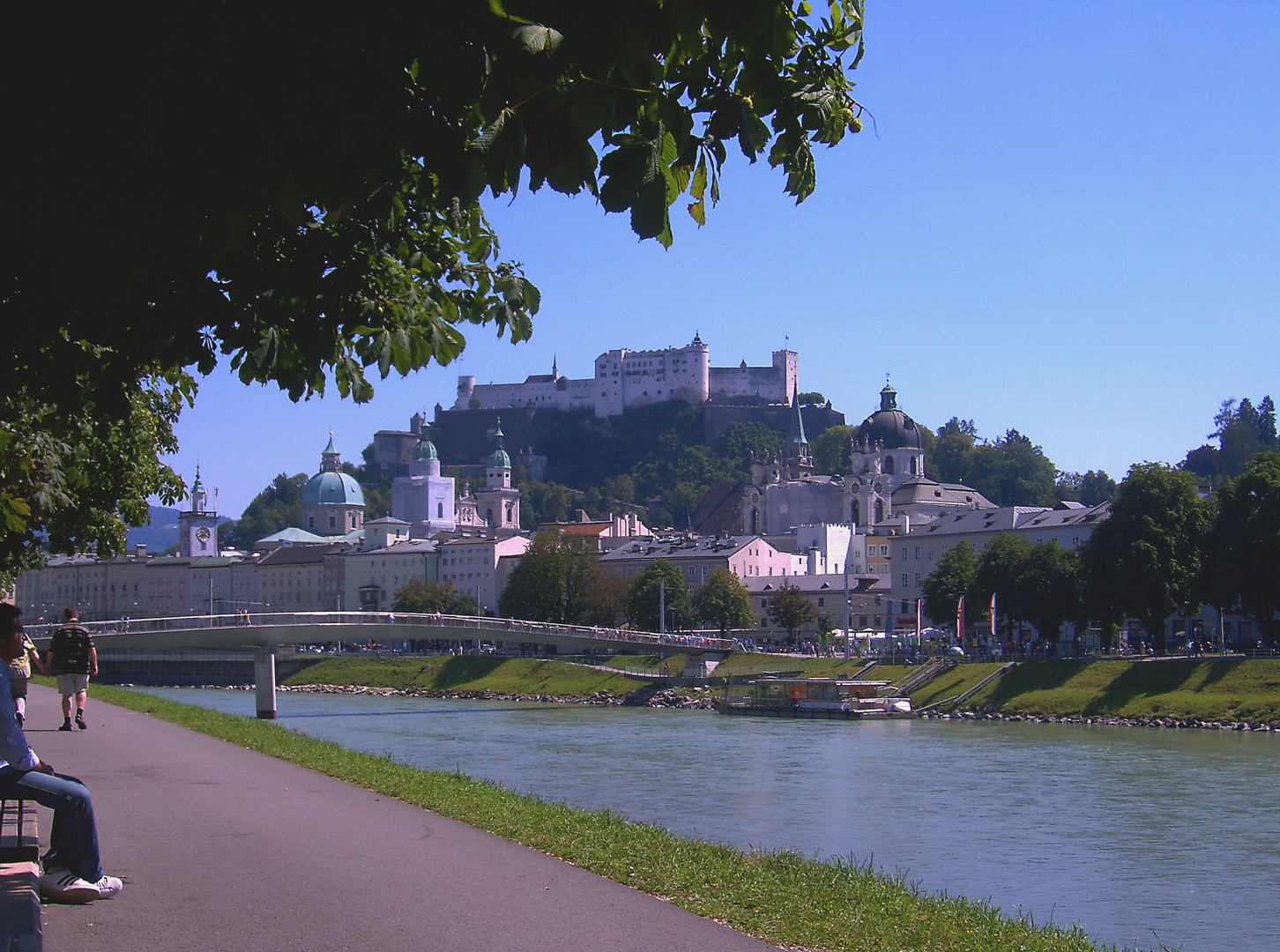 Ein Blick auf die Altstadt von Salzburg