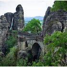 Ein Blick auf die Bastei