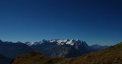 Ein Blick auf die Berner Alpen