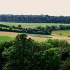 ein Blick auf die Felder in der Ferne