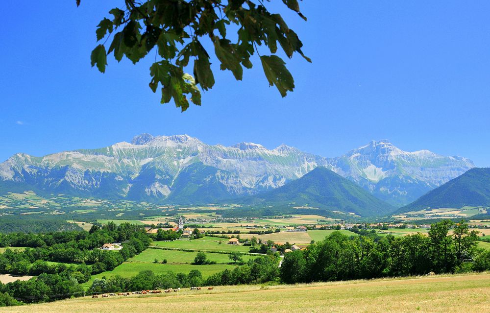 Ein Blick auf die Haute Provence und die franz. Seealpen