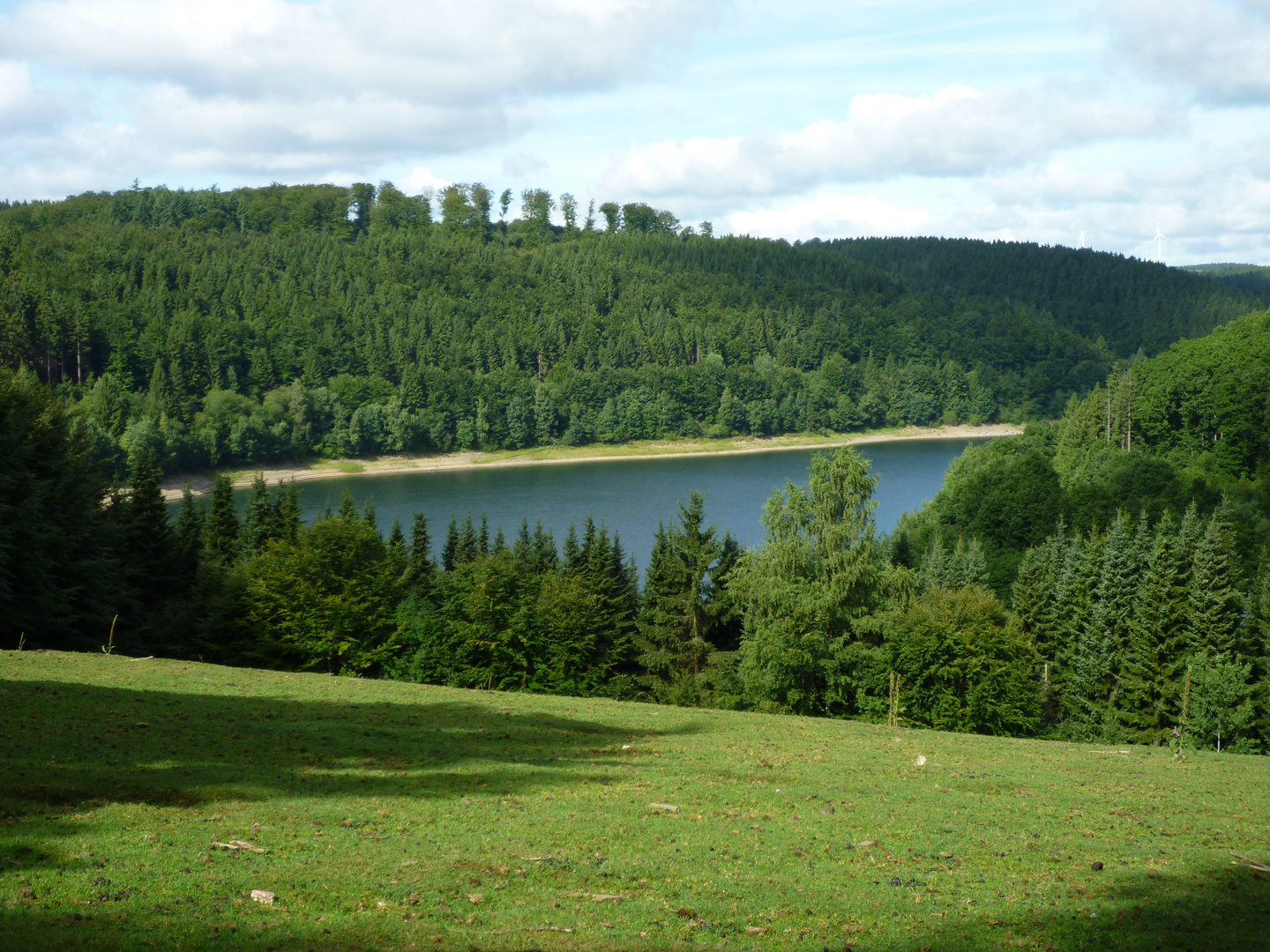 Ein Blick auf die Olef Talsperre