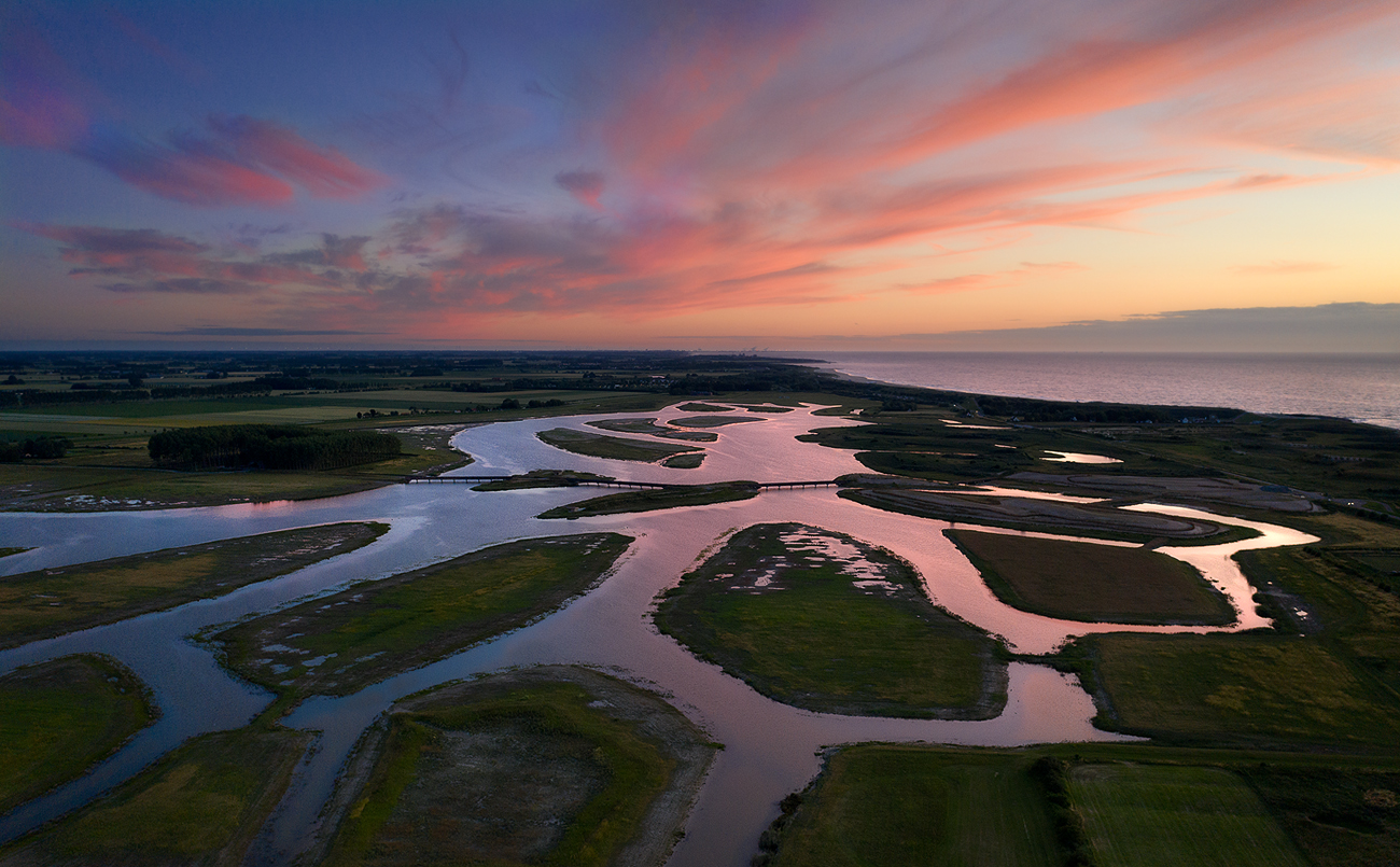 Ein Blick auf die Waterdunen von Zeeland