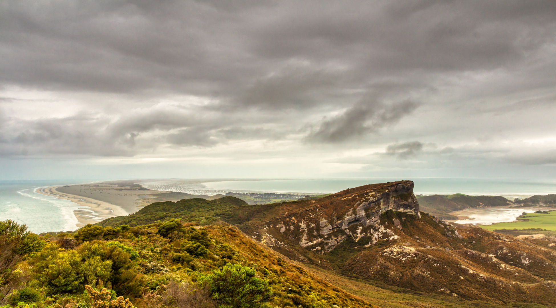 Ein Blick auf Farewell Spit