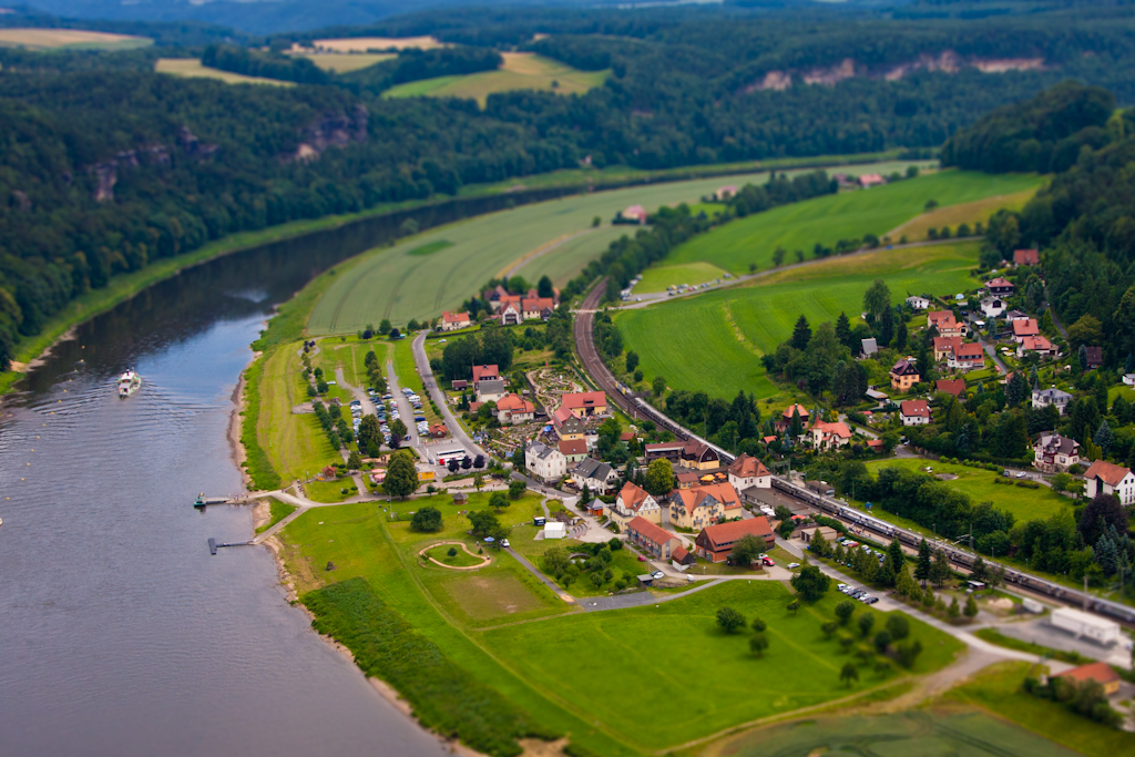 Ein Blick auf Rathen