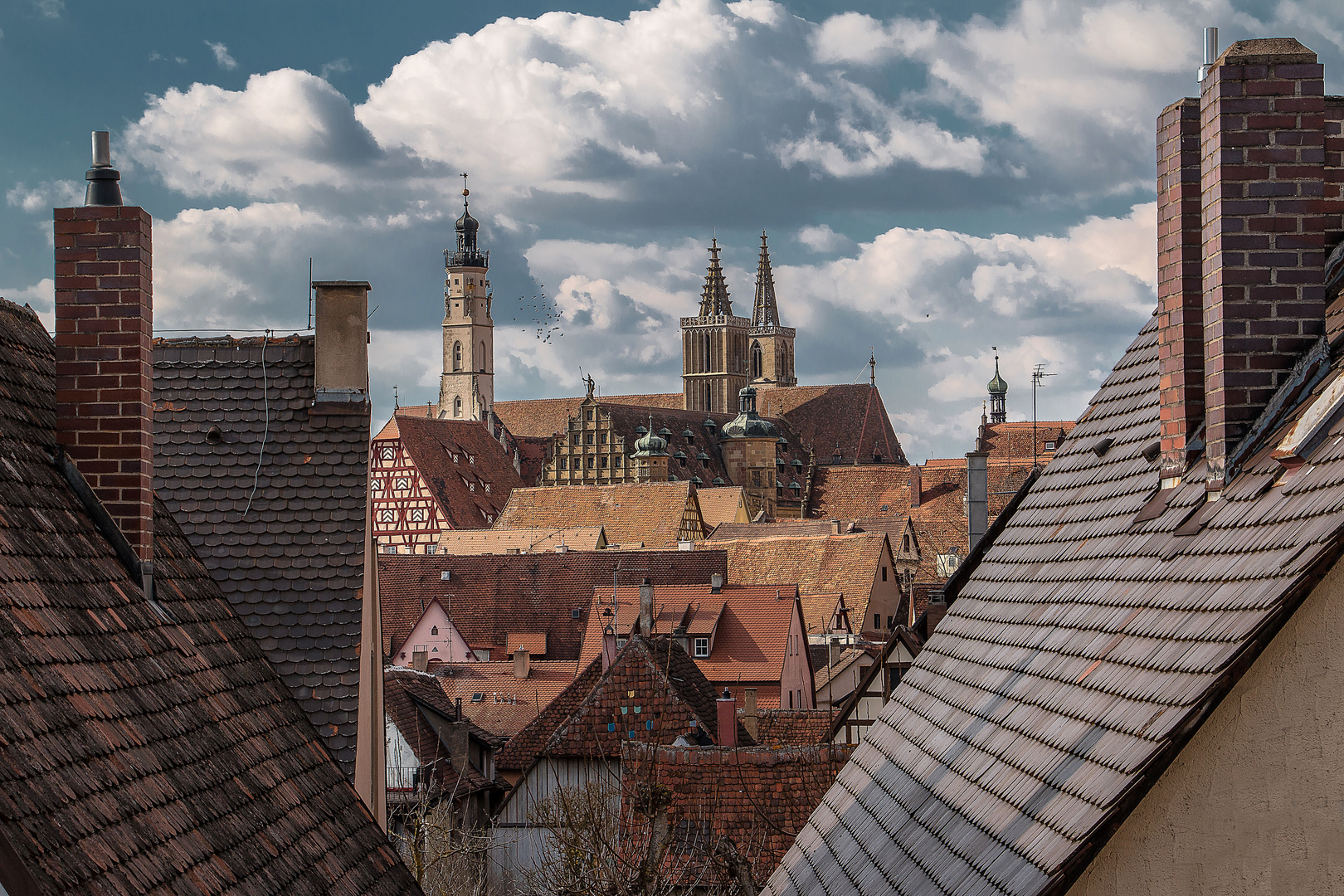 Ein Blick auf Rothenburg o.T.