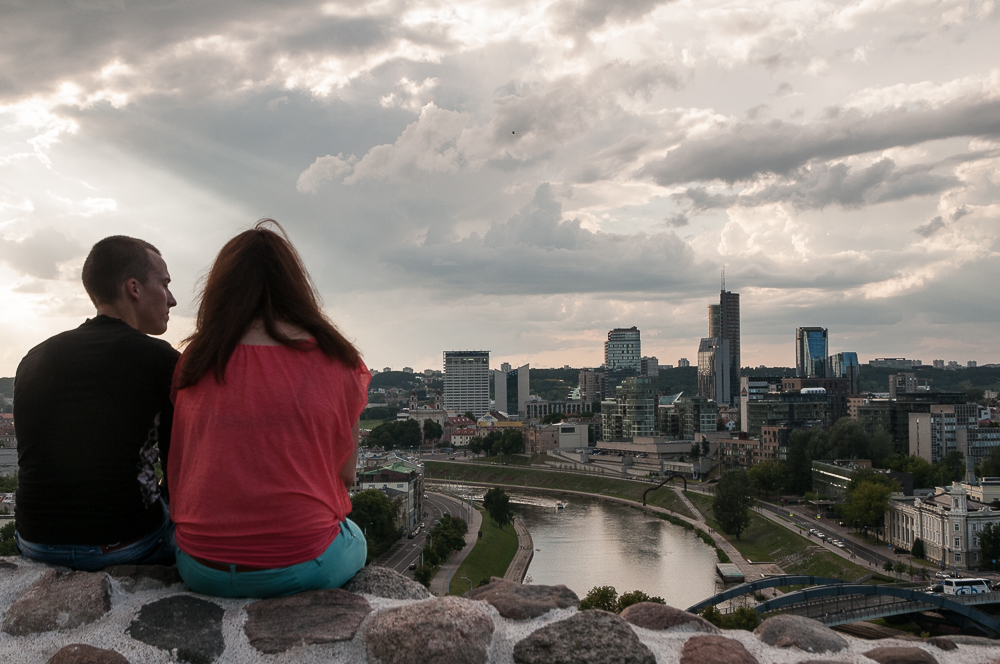 Ein Blick auf Vilnius