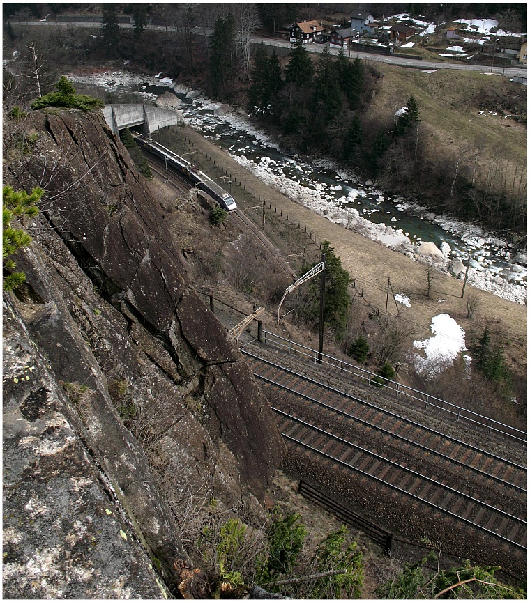 Ein Blick auf zwei Stufen