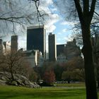 Ein Blick aus dem Central Park in New York City