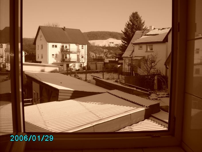 Ein Blick aus dem Fenster